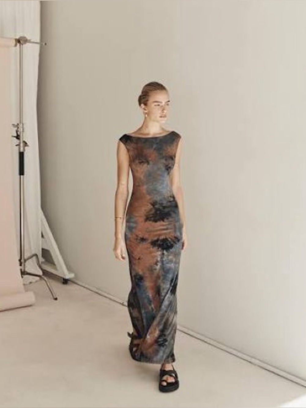 DISSH Tie-Dye Maxi Dress Sz L